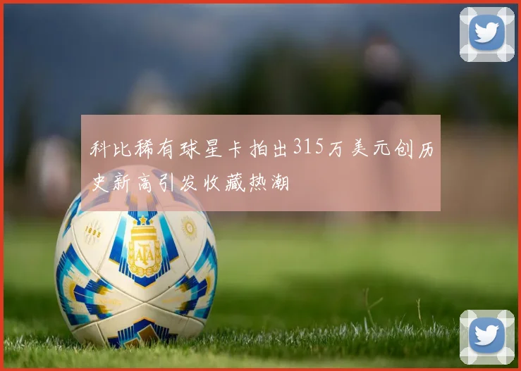 科比稀有球星卡拍出315万美元创历史新高引发收藏热潮