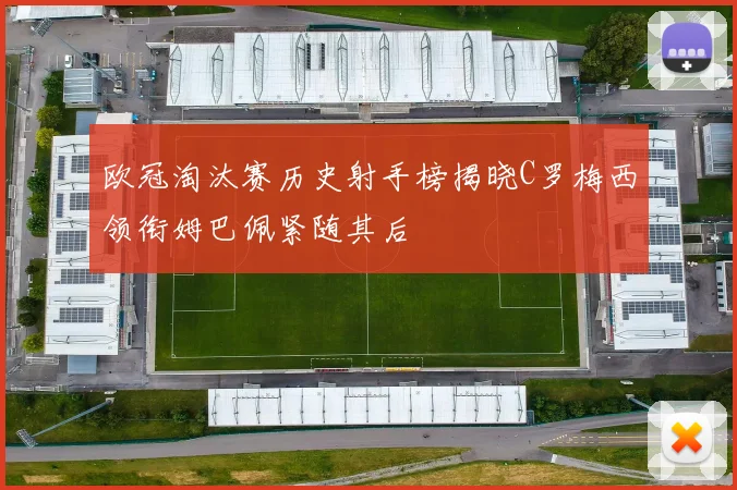 欧冠淘汰赛历史射手榜揭晓C罗梅西领衔姆巴佩紧随其后